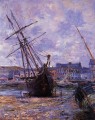 Bateaux couchés à marée basse à Facamp Claude Monet